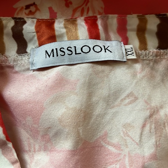 Misslook v-neck floral tunic - Picture 6 of 7